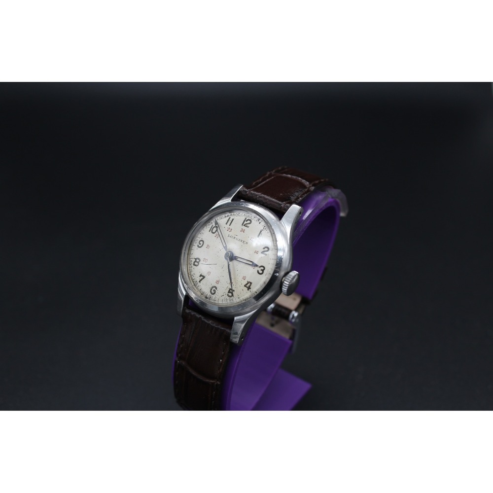 1940s Longines Cal. 10L Military Style Original Dial Runs Great 33mm